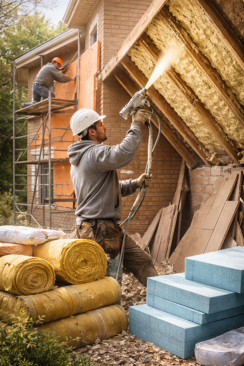 Утепление домов в Амурске под ключ от 4339 руб/м2 | Профессионально — ТепломастерМрс