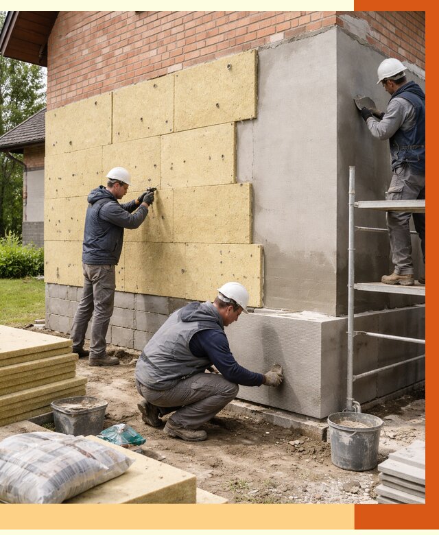 Утепление частного дома в Амурске под ключ от 7749 руб/м2 — недорого | ТепломастерМрс